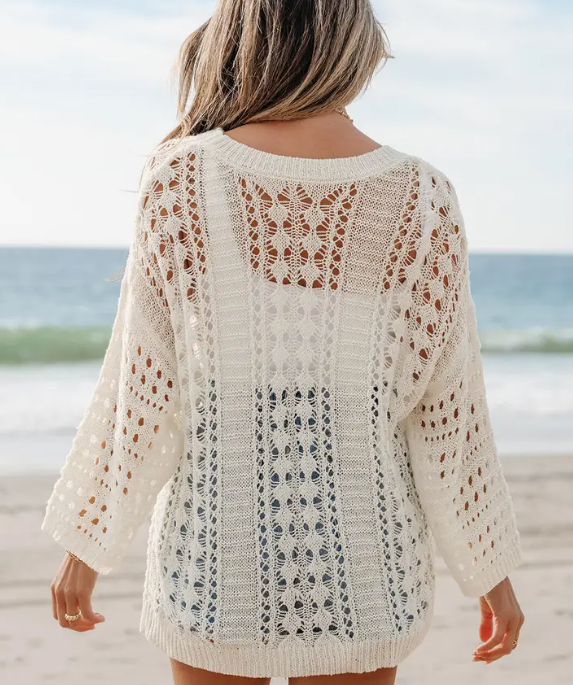 Sweet Serenity Crochet Sweater
