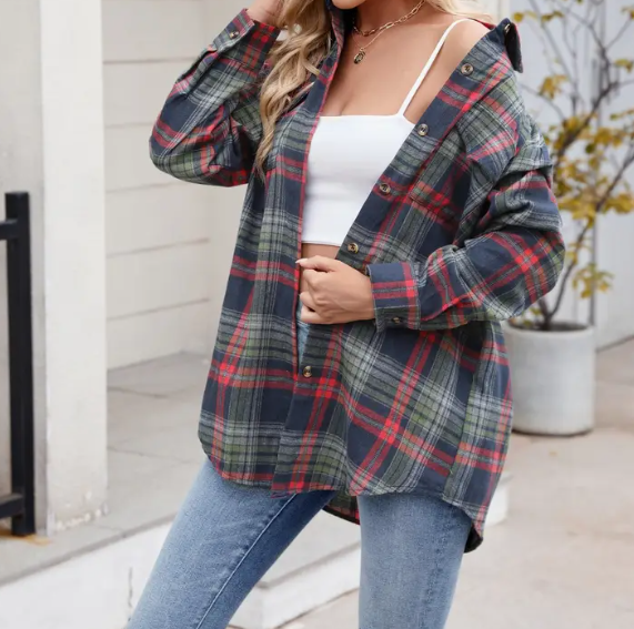 Highland Plaid Button-Up