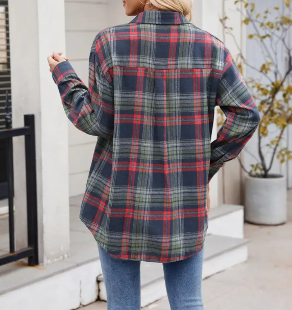 Highland Plaid Button-Up