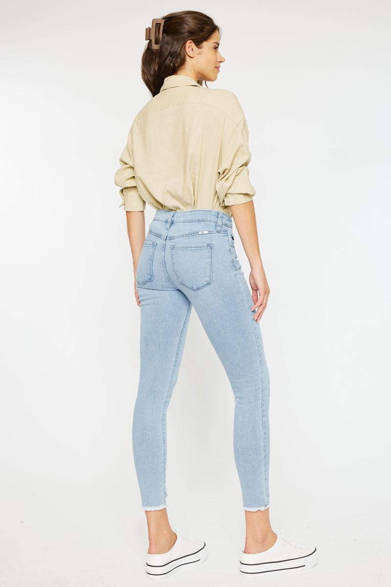 KANCAN - MID RISE ANKLE SKINNY JEANS