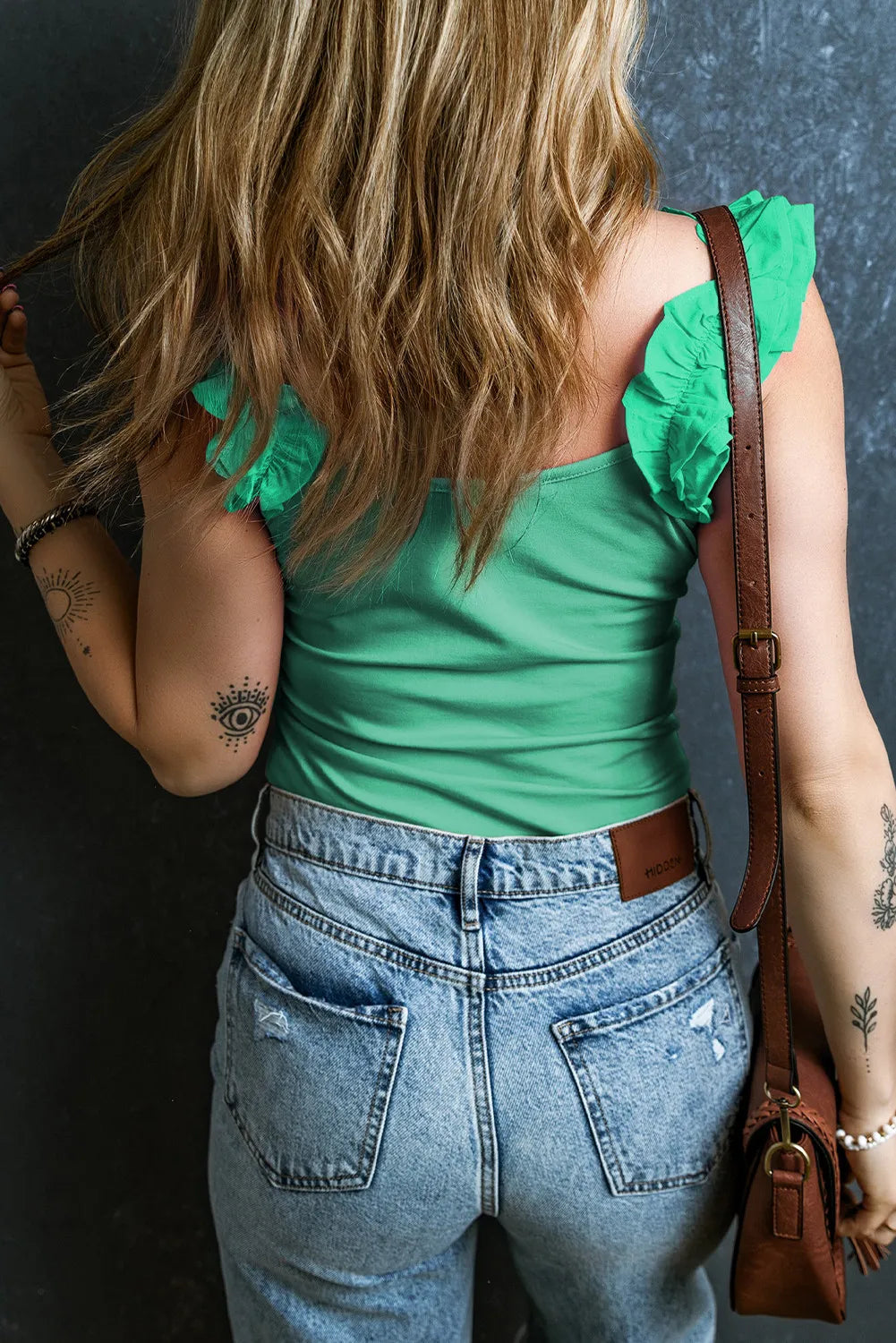 Ruffle Strap Tank