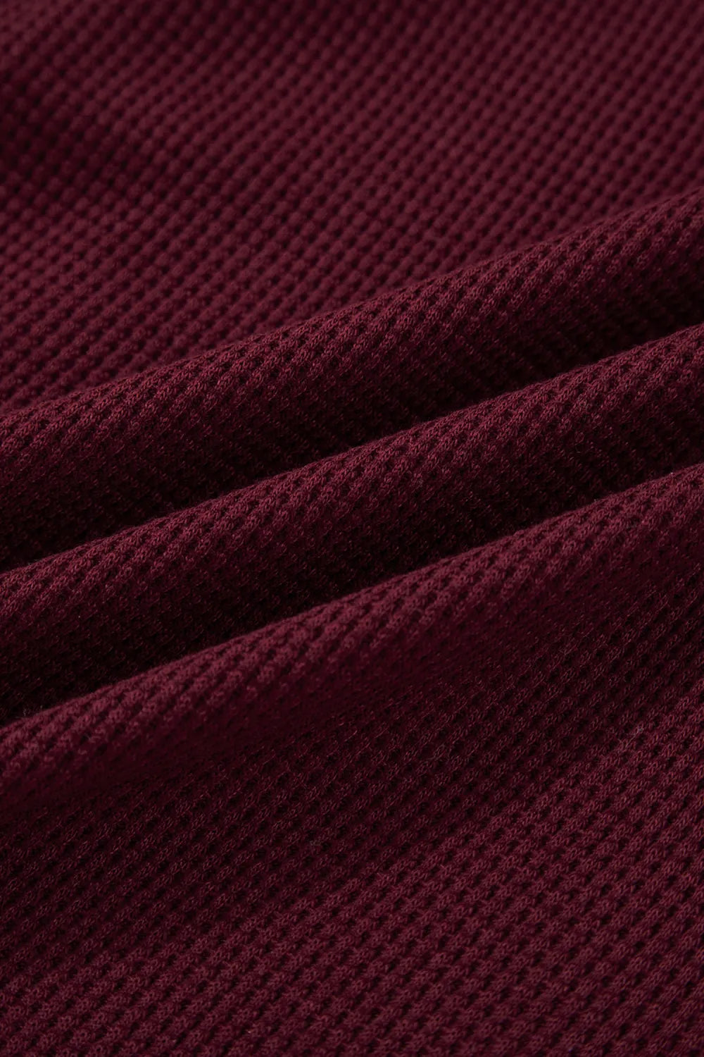Waffle Knit Hooded Jacket