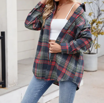 Highland Plaid Button-Up