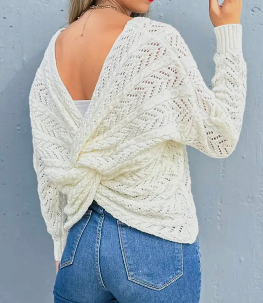 Knotted in Comfort Sweater