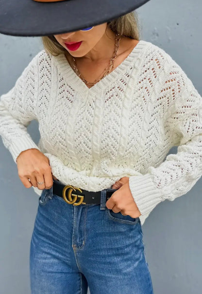 Knotted in Comfort Sweater