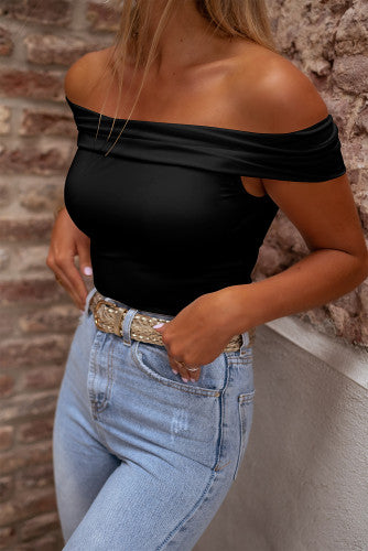 Off Shoulder Slim Top